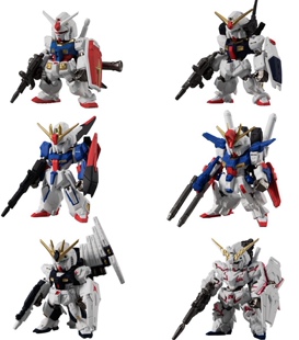 FW GUNDAM CONVERGE 10周年 宇宙世纪套装 | 万代限定食玩盒蛋