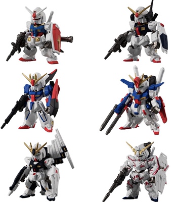 FW GUNDAM CONVERGE 10周年 宇宙世纪套装 | 万代限定食玩盒蛋