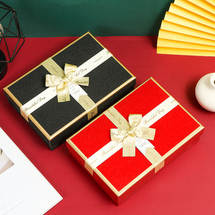 礼物盒情侣长方形伴手礼盒文艺仪式感礼盒围巾外套丝巾惊喜礼物盒