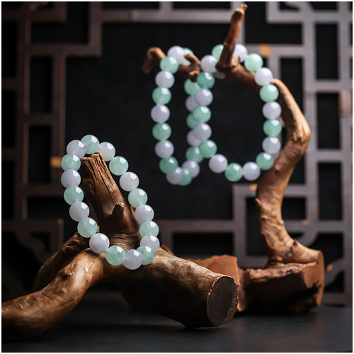 羊子珠宝福禄寿多彩翡翠手链