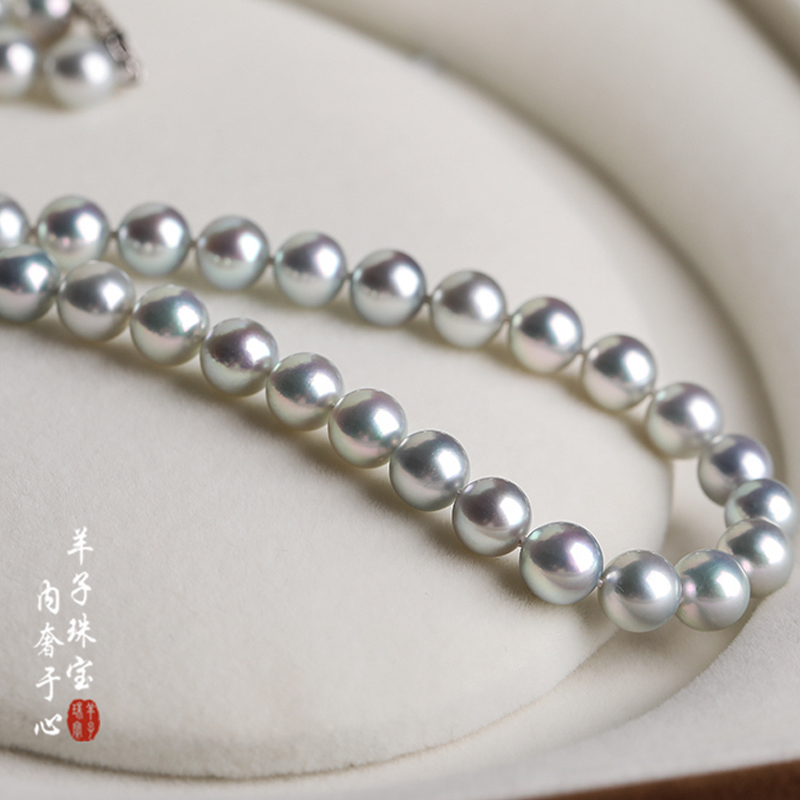 新珠补货到 今年蕞高品质的极光真麻项链 无他,显瘦显白提气质