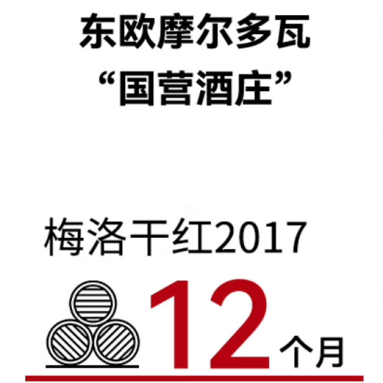 【118元/2瓶 赠手提袋】摩尔多瓦进口2017梅洛干红酒橡木桶1年