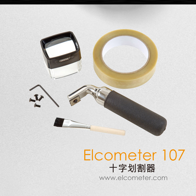 英国易高十字划割器完整套划格法附着力测试套装百格刀F10713348