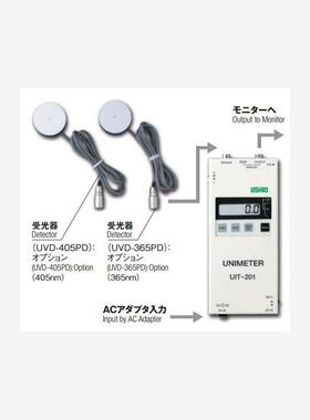 USHIO牛尾/受光器/工业照度计/便携式照度计/UVD-365PD