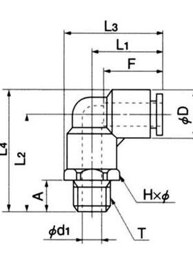 日本NITTA 转接头快速接头EL10-R3/8-C1