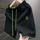 男生短裤 帅气速干五分裤 薄款 夏季 休闲大裤 衩子韩版 宽松外穿中裤 男