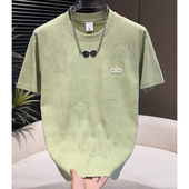 休闲男装 男体恤2025新款 T恤衫 时尚 韩版 短袖 夏季 扎染潮牌宽松薄款