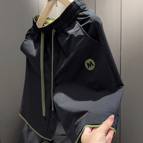 帅气男士纯色新款潮牌休闲短裤