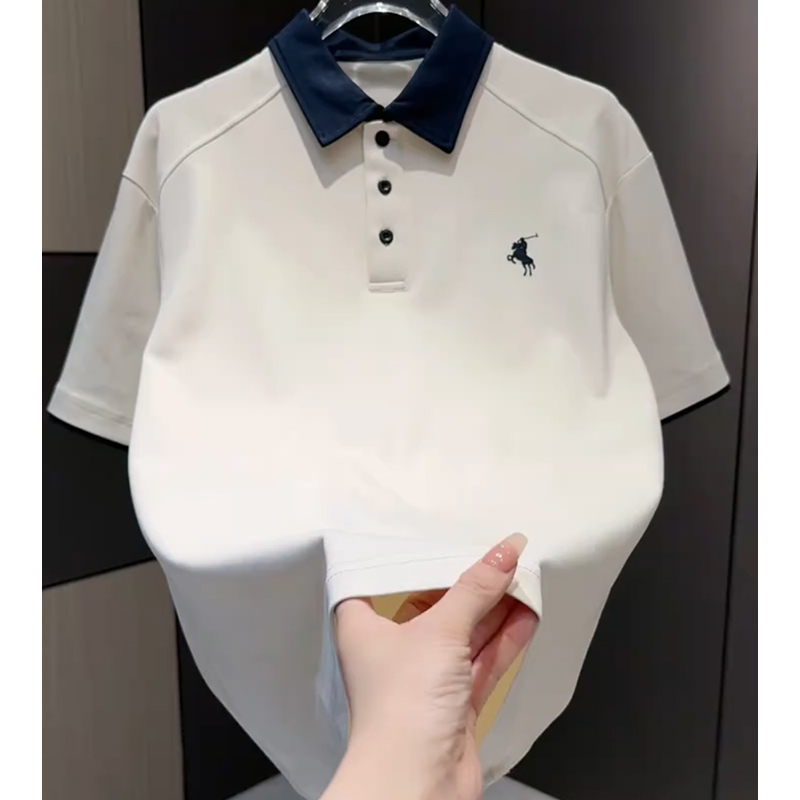 半袖polo衫男款韩版宽松