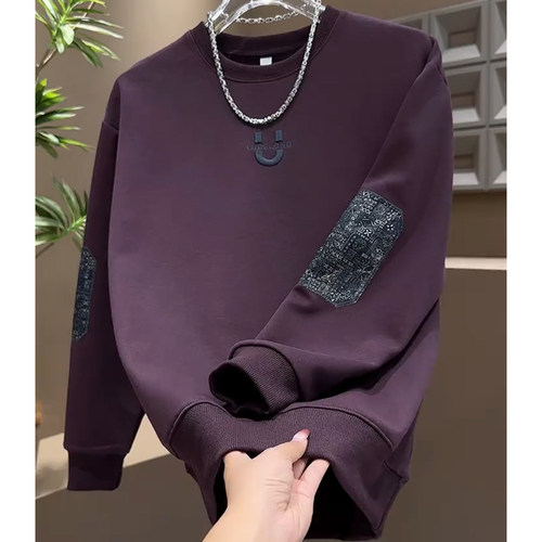 加绒加厚卫衣男士潮流时尚