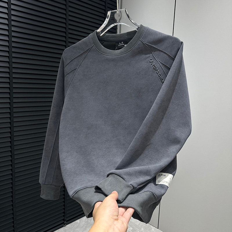 男士卫衣扎染简约百搭打底衫