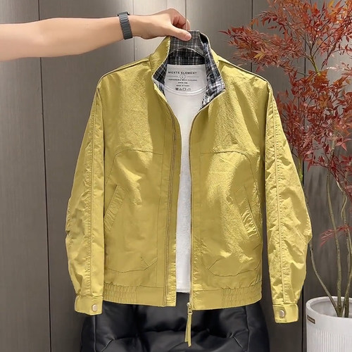 男士春装立领时尚外套