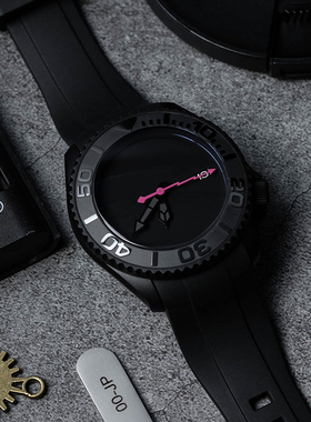 【曾毅同款】韦恩船员VENCREW鱼雷系列300米防水夜光机械表男款