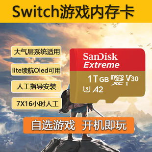 switch存储卡SD卡装满游戏大气层tf卡自选NS游戏内存卡512G256G