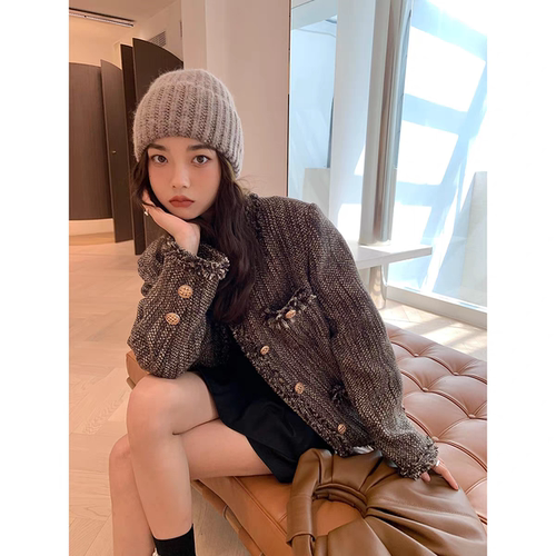 早秋小香风外套女春秋夹棉秋季短外套新款秋款