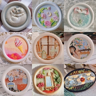 火漆印章章头圣诞节系列浮雕可爱糖果店姜饼人铃兰铜头邮票玩具