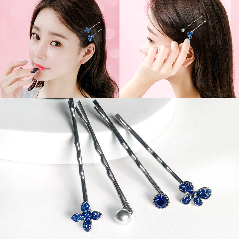 韩国网红气质风夹子头饰百搭少女刘海碎发夹简约夹头发一字夹边夹