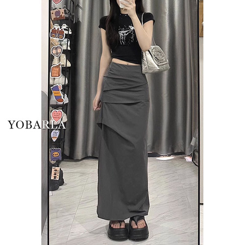 专治胯大腿粗，遮肉显瘦工装裙