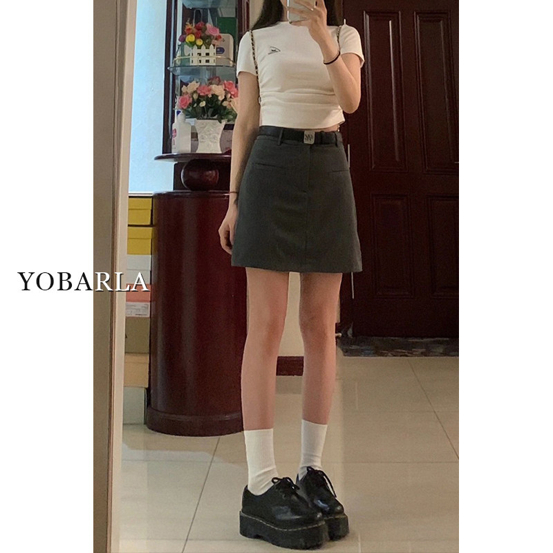 小个子显瘦显高西装短裙