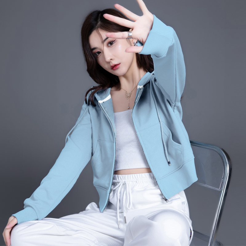 连帽开衫卫衣外套女秋季2025休闲