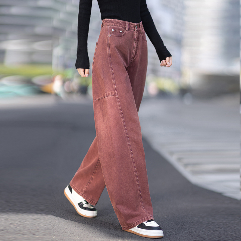 安克拉红牛仔裤2025年超火的裤子