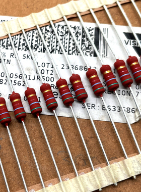 美国 VISHAY BC PRO2 5% J级 R5 5K6 5.6K 2W 铜脚 音频 金属电阻