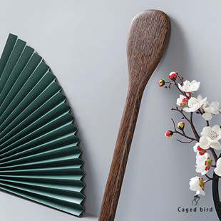 笼中鸟戒尺实木家用老师教鞭小圈p实践工具鸡翅木红花梨戒尺s