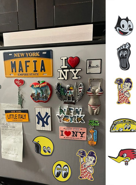 mooneyes rat fink 美式复古机车软磁冰箱贴