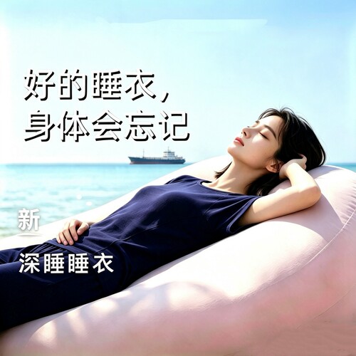 莫代尔深睡无感睡衣深睡夏秋季带胸垫女款短袖短裤2026家居服套装