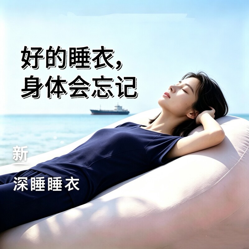莫代尔深睡无感深睡睡衣带胸垫女款短袖短裤2026新款的家居服套装