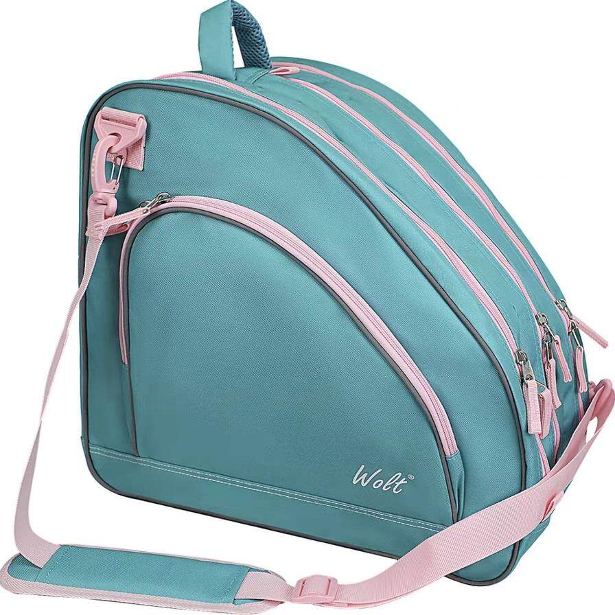 新品跨境专卖单肩包旱冰速滑专用包冰刀滑冰溜冰鞋收纳包轮滑鞋袋