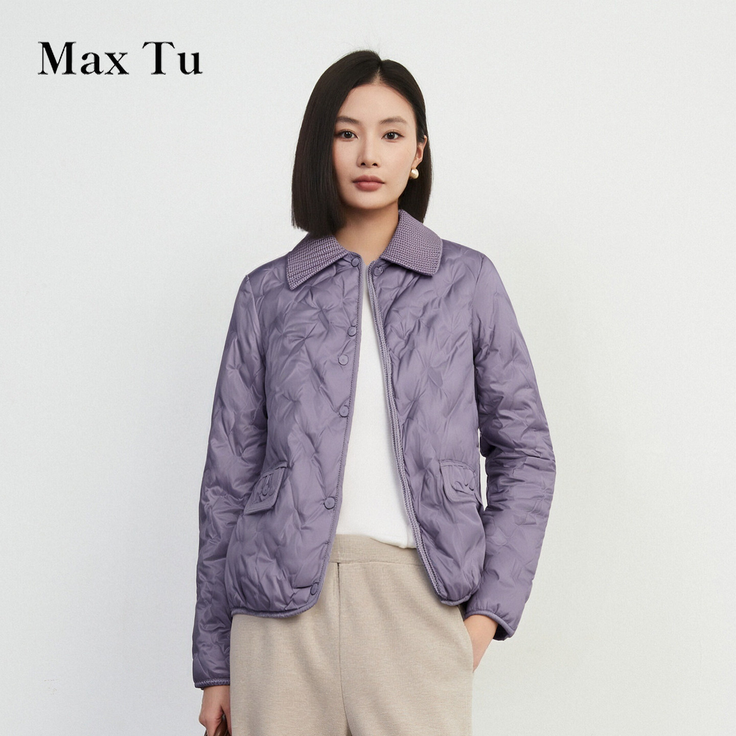 Max Tu女装2025冬新款宽松大码时尚休闲外套白鸭绒轻薄羽绒服,女装/女士精品,羽绒服,淘宝优惠券,粉丝福利购,淘宝优惠卷