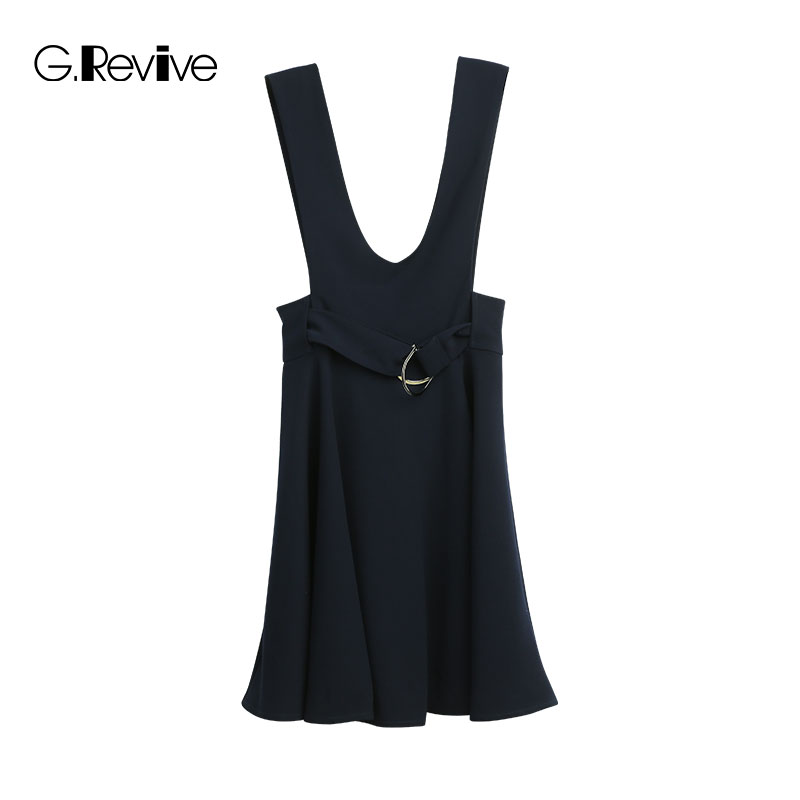 G£®ReviveÅ®×°Ïļ¾Ð¿î2018±³´øÈ¹VÁìʱÉÐÊøÑüȹ×ÓÆøÖÊÏÔÊÝÁ¬ÒÂȹ