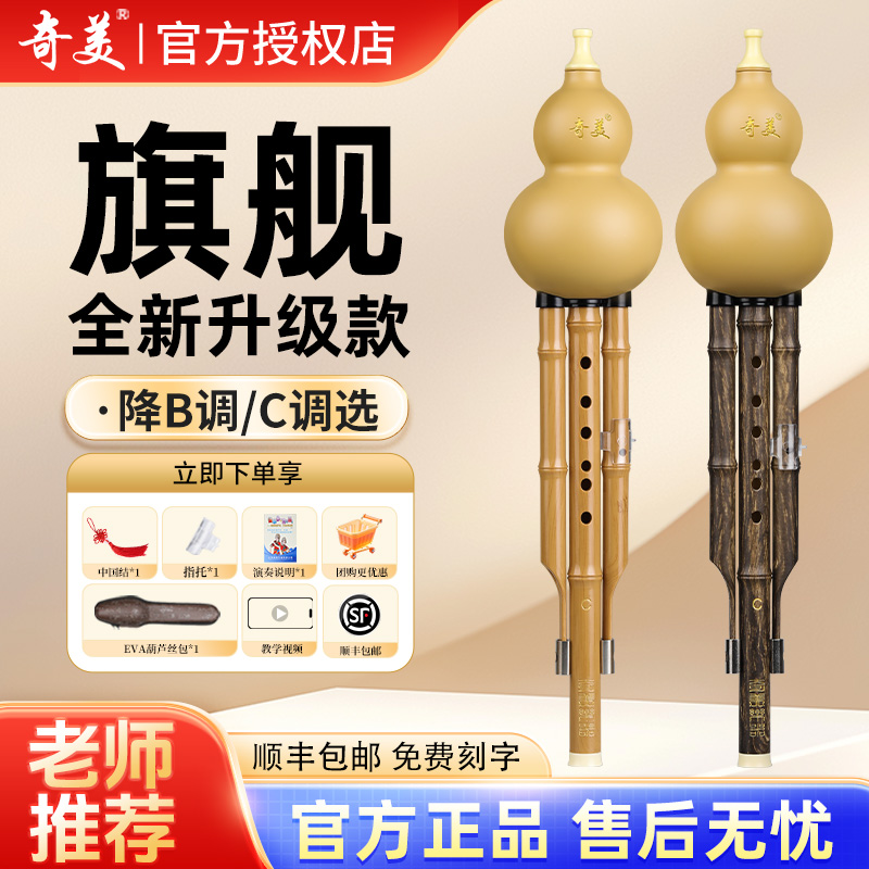 奇美葫芦丝乐器初学者小学生防摔