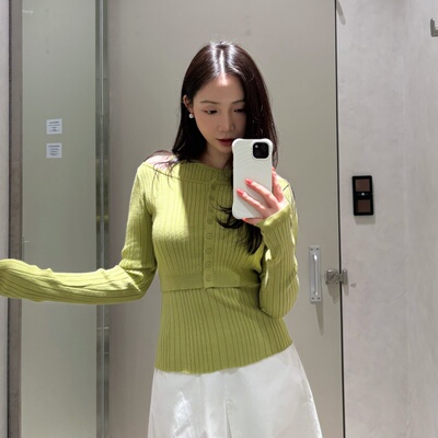 【小恩推荐】不退换韩代GENERALIDEA26春 针织衫 GF1LKC517 6C06