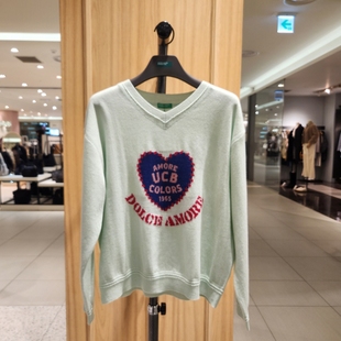 不退换COTA韩国代购BENETTON 2026春 毛针织衫 BAKP04-611 6A07