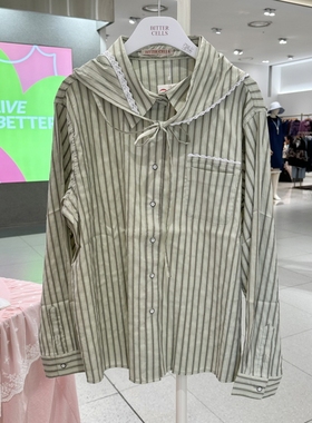 不退换全韩百货BITTERCELLS韩国代购25秋休闲衬衫 B256SH01 5I13