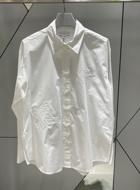 不退换全韩百货LUCKYCHOUETTE韩代25秋衬衫  LFSA-W25310  5J15