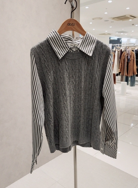 全韩百货 ABFZ 韩国代购2025秋 时尚衬衫 AFZ4HB37J 5I11