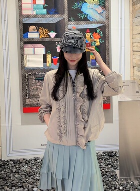 【小恩推荐】不退换韩代LUCKYCHOUETTE26春衬衫 LFUA-M26300 6B28