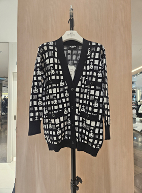 全韩百货 DEVASTEE 韩国代购 2025冬 针织开衫 DFFDVCA09 5K18