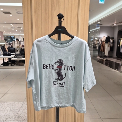 COTA 韩国代购 BENETTON 2026春 时尚T恤 BATS71-631 6E04
