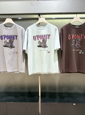 不退换COTA 韩国代购 O'2ND 2026春T恤 O22G1TTO731W 6B13