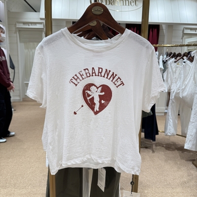 不退换COTA韩国代购 THEBARNNET 2026春T恤 TB2GSFTS011 6D22