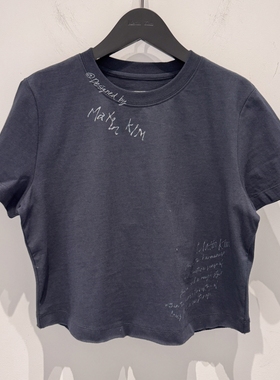 不退换COTA韩国代购 MATINKIM 2026春时尚T恤 MK2611TS001M 6B11