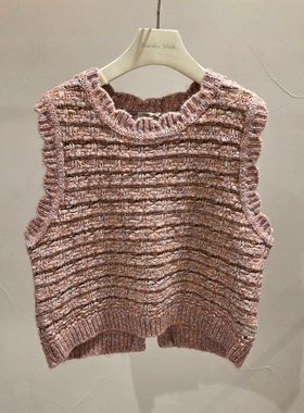 不退换全韩 THURSDAYISLAND 韩代25秋马夹 T258MVT254W 5J28