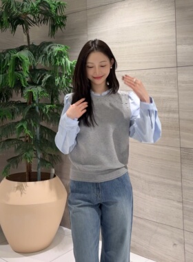 【小恩推荐】COTA 韩代 O'2ND 26春衬衫假两件 O22G0KTO103W 6A26