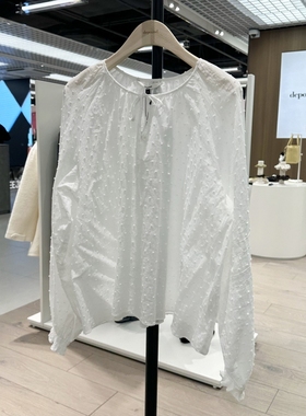 不退换全韩 DEPOUND 韩国代购2025秋衬衫 DP2578BL002M 5J25