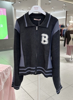 不退换全韩百货BITTERCELLS韩国代购25秋针织开衫 B252KT01 5I13