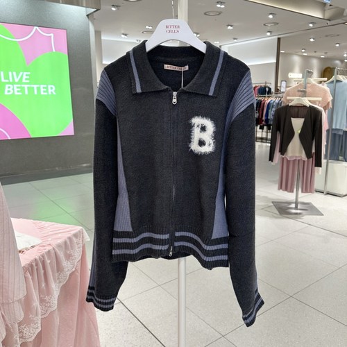 不退换全韩百货BITTERCELLS韩国代购25秋针织开衫 B252KT01 5I13